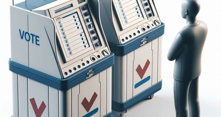 A voting machine